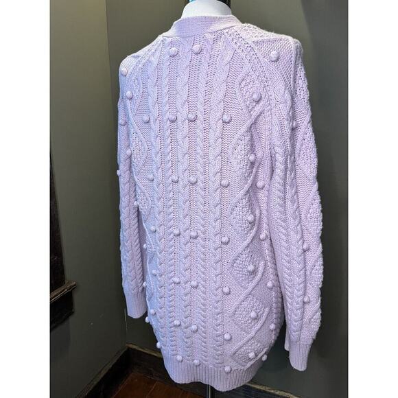 Wilfred Womens Chunky Alps Textured Cardigan Sweater Long Size M - Picture 4 of 9